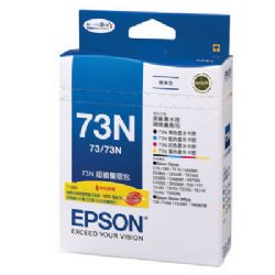 EPSON C13T105550 73N量販包 (黑/藍/紅/黃)