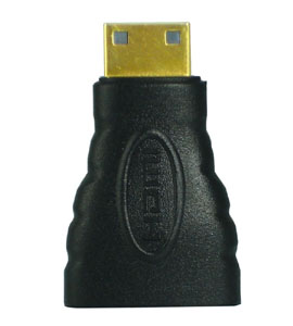 HDMI母-迷你HDMI公轉接頭