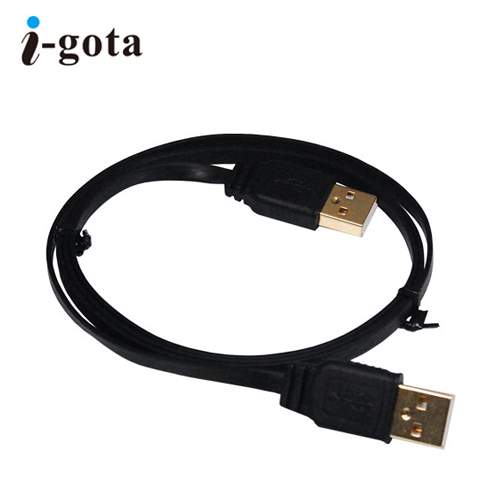i-gota 薄型 USB 2.0 連接線 A公-A公 1米