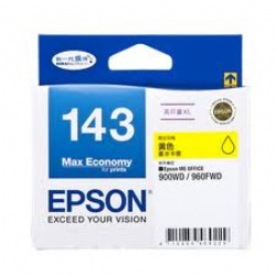 EPSON NO.143 T143450 高印量黃色墨水匣
