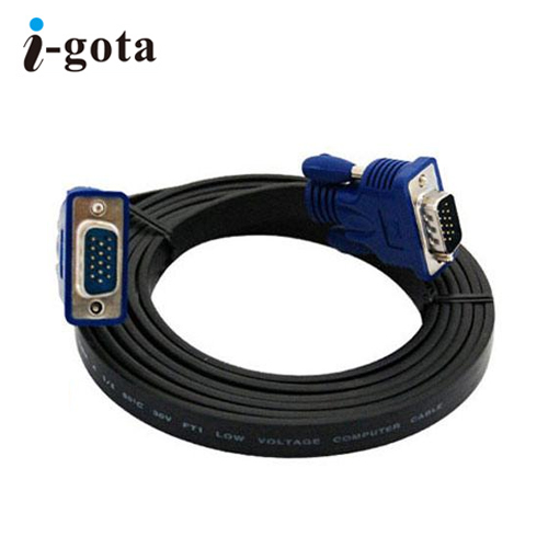 i-gota 超薄型VGA螢幕專用線 公-公 2米