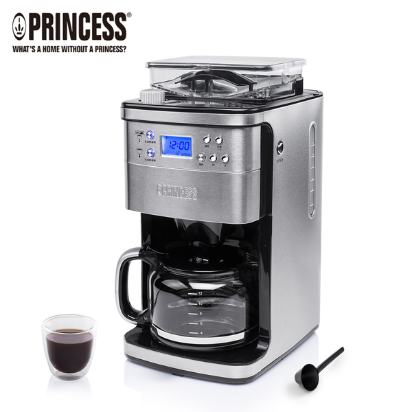 【PRINCESS｜荷蘭公主】全自動研磨美式咖啡機/6-10人份 249406