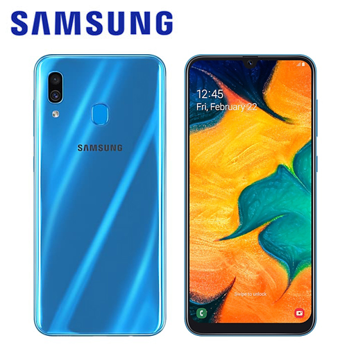 【Samsung 三星】Galaxy A30 6.4吋 (4G\/64G) 八核心智慧型手机 \/ 蓝
