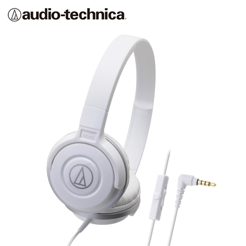 【audio-technica 鐵三角】ATH-S100 攜帶式耳機-白