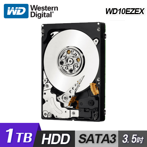 WD 威騰 WD10EZEX 1TB 3.5吋桌上型硬碟 (藍標)