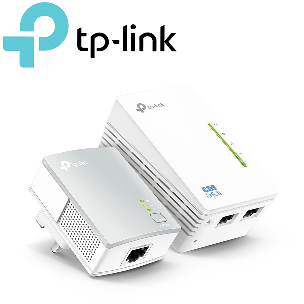 【TP-LINK】TL-WPA4220KIT AV600 Wi-Fi 電力線網路橋接器 雙包組(Kit)