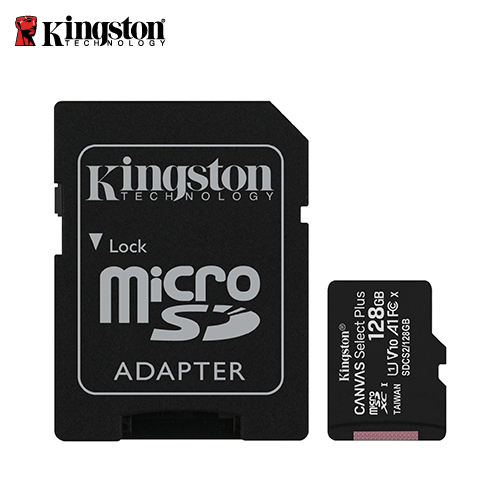【Kingston 金士頓】Canvas Z Plus microSD 128GB 記憶卡(SDCS2/128GB)