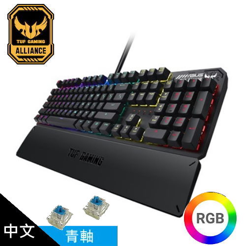 【ASUS 華碩】TUF GAMING K3 機械RGB鍵盤