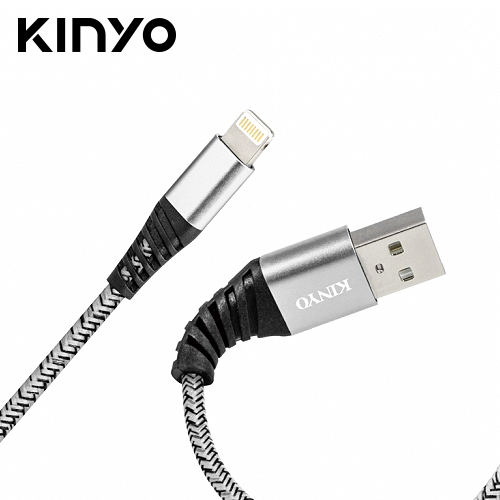 【KINYO 耐嘉】蘋果SR強化充電傳輸線(USB-A18)