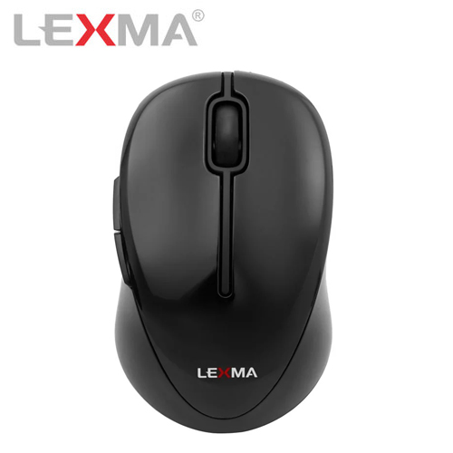 【LEXMA 雷馬】M300R 2.4G無線光學滑鼠(黑)
