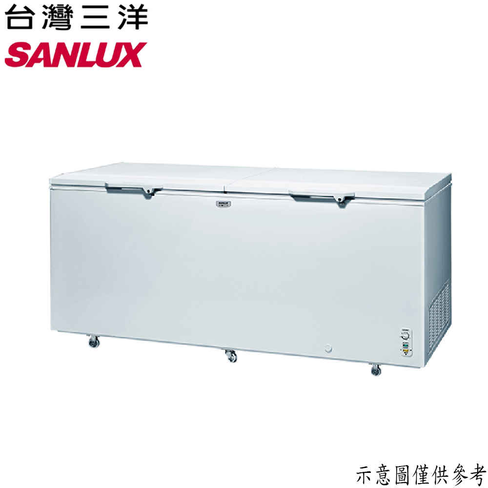 【SANLUX台灣三洋】616公升 臥式冷凍櫃 SCF-616G