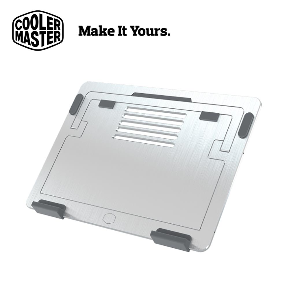 【Cooler Master 酷碼】ERGOSTAND AIR 筆電散熱墊-銀色