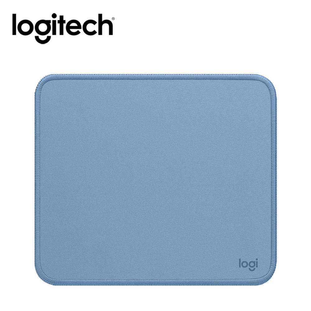 【Logitech 羅技】Mouse pad 滑鼠墊 典雅藍
