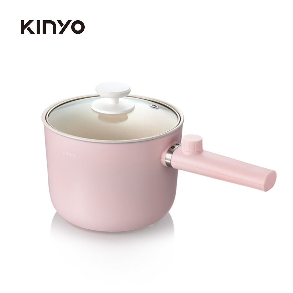 【KINYO】FP-0871 陶瓷快煮美食鍋 粉色