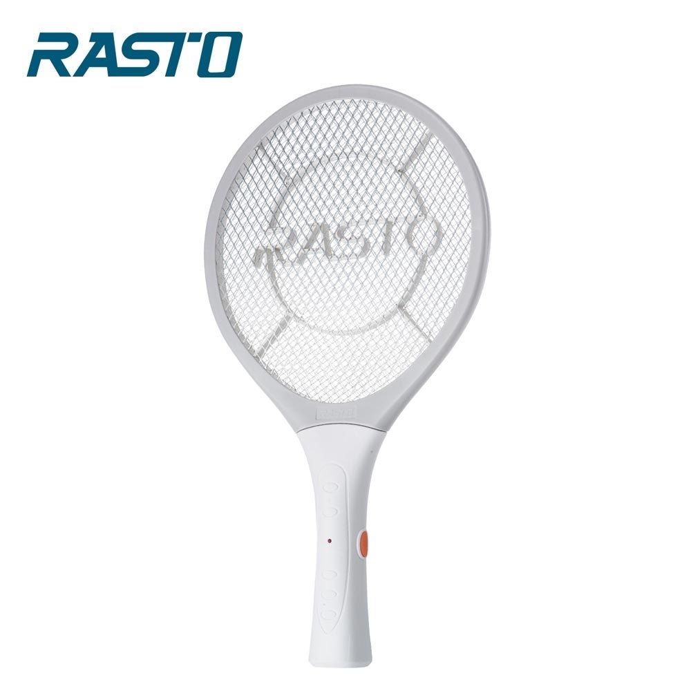 【RASTO】AZ1 電池式極輕量捕蚊拍-灰