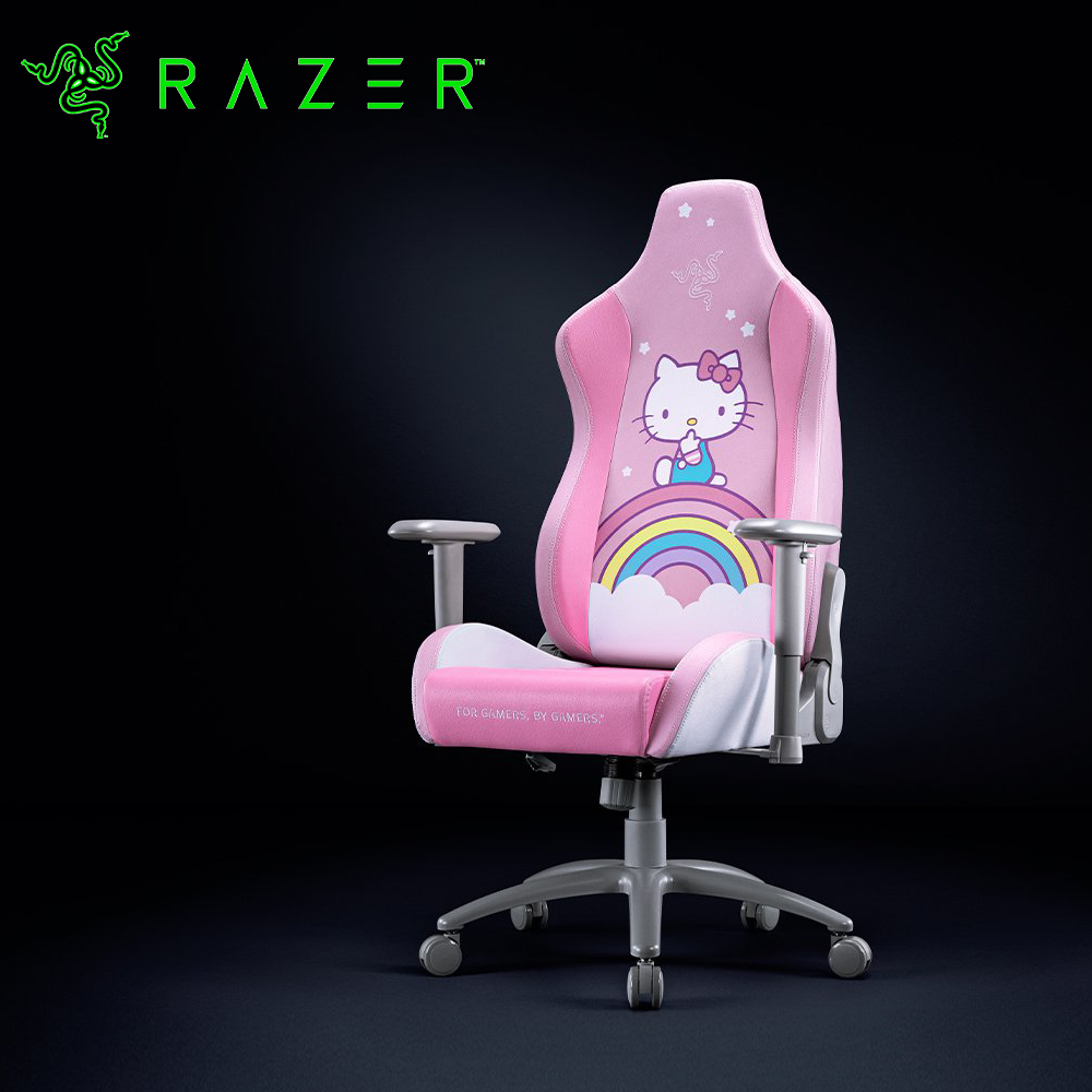 【Razer 雷蛇】Iskur X_Hello Kitty聯名款 人體工學設計電競椅