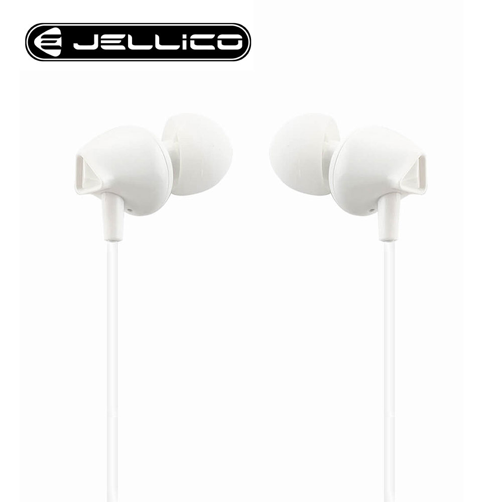 【JELLICO】CT28 電競入耳式耳機-白