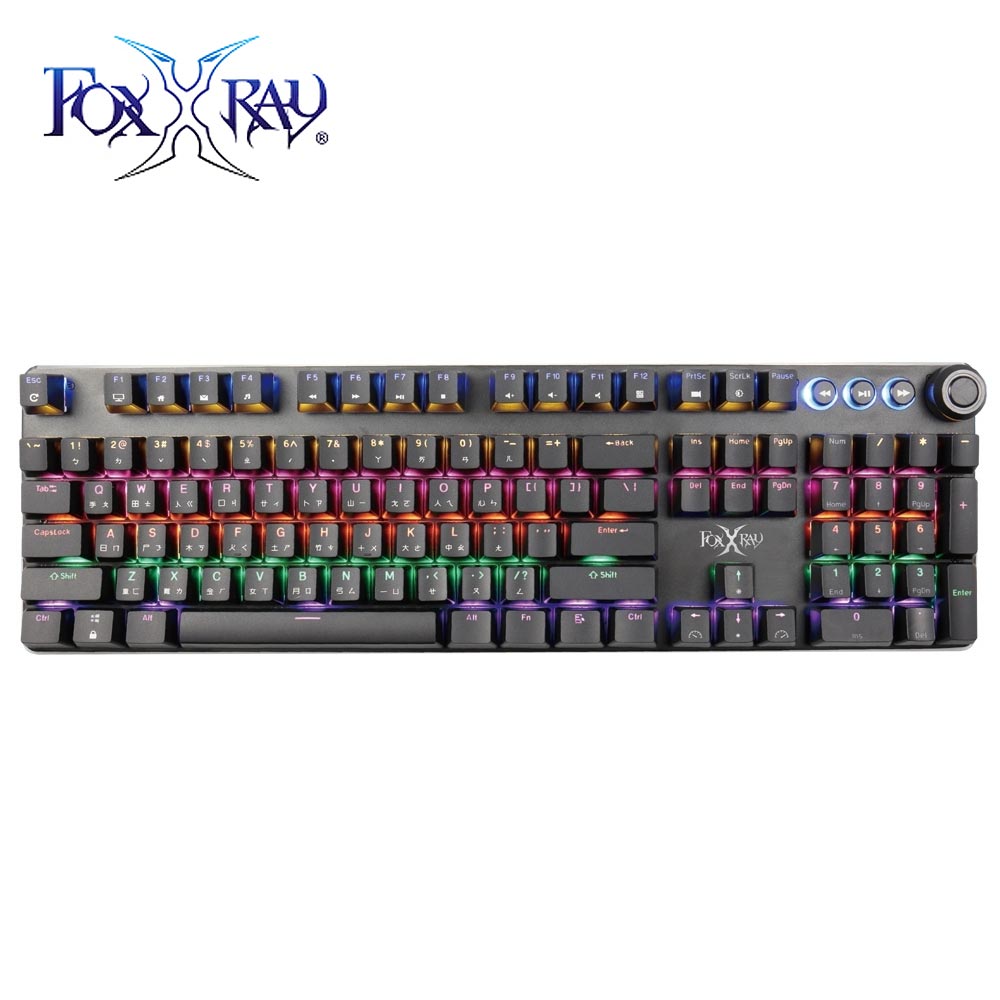 【FOXXRAY 狐鐳】FXR-HKM-61 旋音戰狐機械電競鍵盤