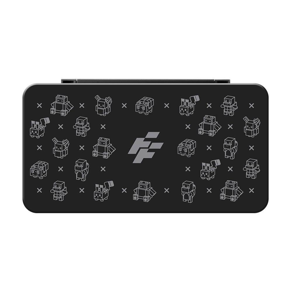 【NS 周邊】FlashFire switch 遊戲卡24片磁吸收納盒-黑