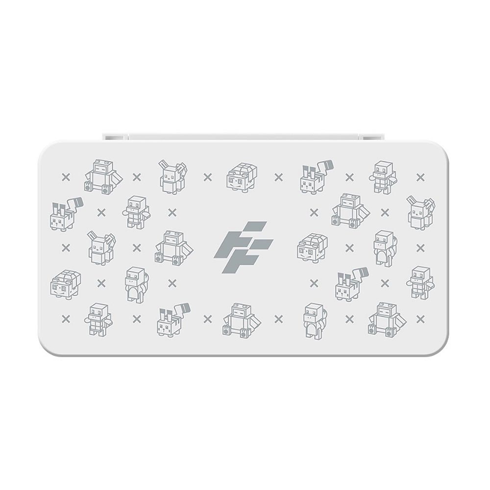 【NS 周邊】FlashFire switch 遊戲卡24片磁吸收納盒-白