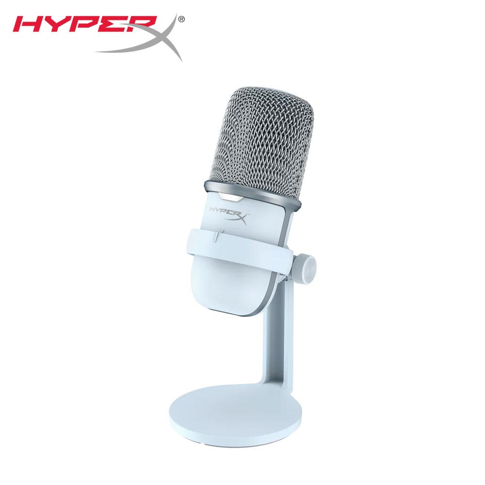 【HyperX】SoloCast USB 電競麥克風-白 519T2AA