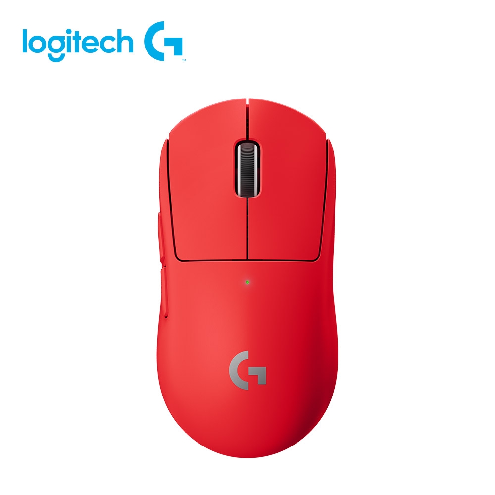 【Logitech 羅技】G PRO X 無線輕量化電競滑鼠 紅色
