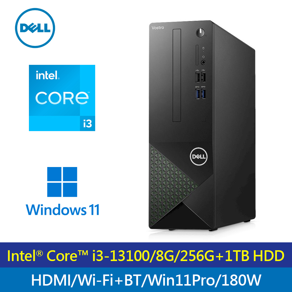 DELL 戴爾】Vostro V3020S-R1308NTW 雙碟商務桌機-三井3C購物網