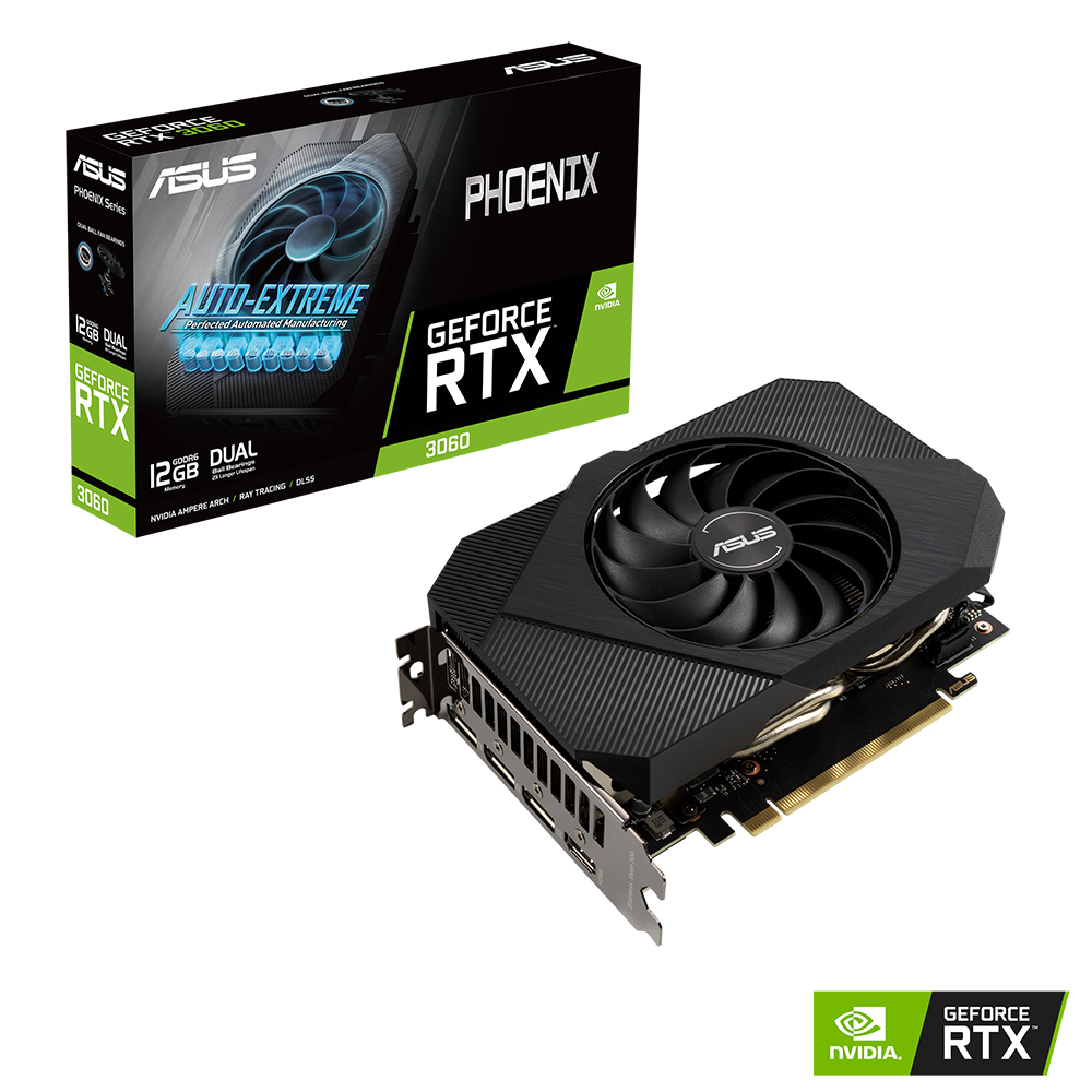 【ASUS 華碩】Phoenix GeForce RTX 3060 V2 12GB GDDR6 顯示卡