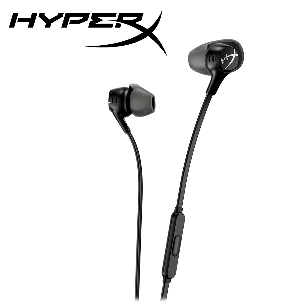 【HyperX】Cloud Earbuds II 入耳式耳機 70N24AA - BLK 黑色