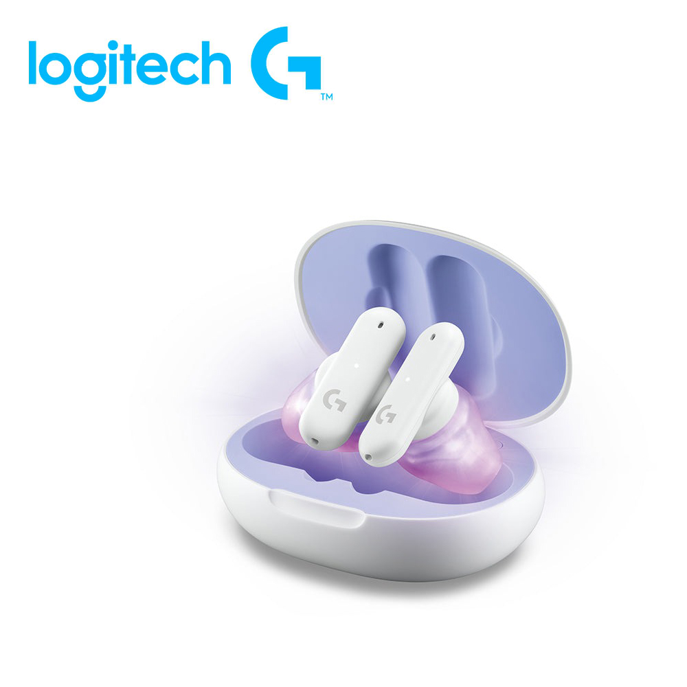【Logitech G 羅技】G Fits 雙模無線入耳式電競耳機 白色