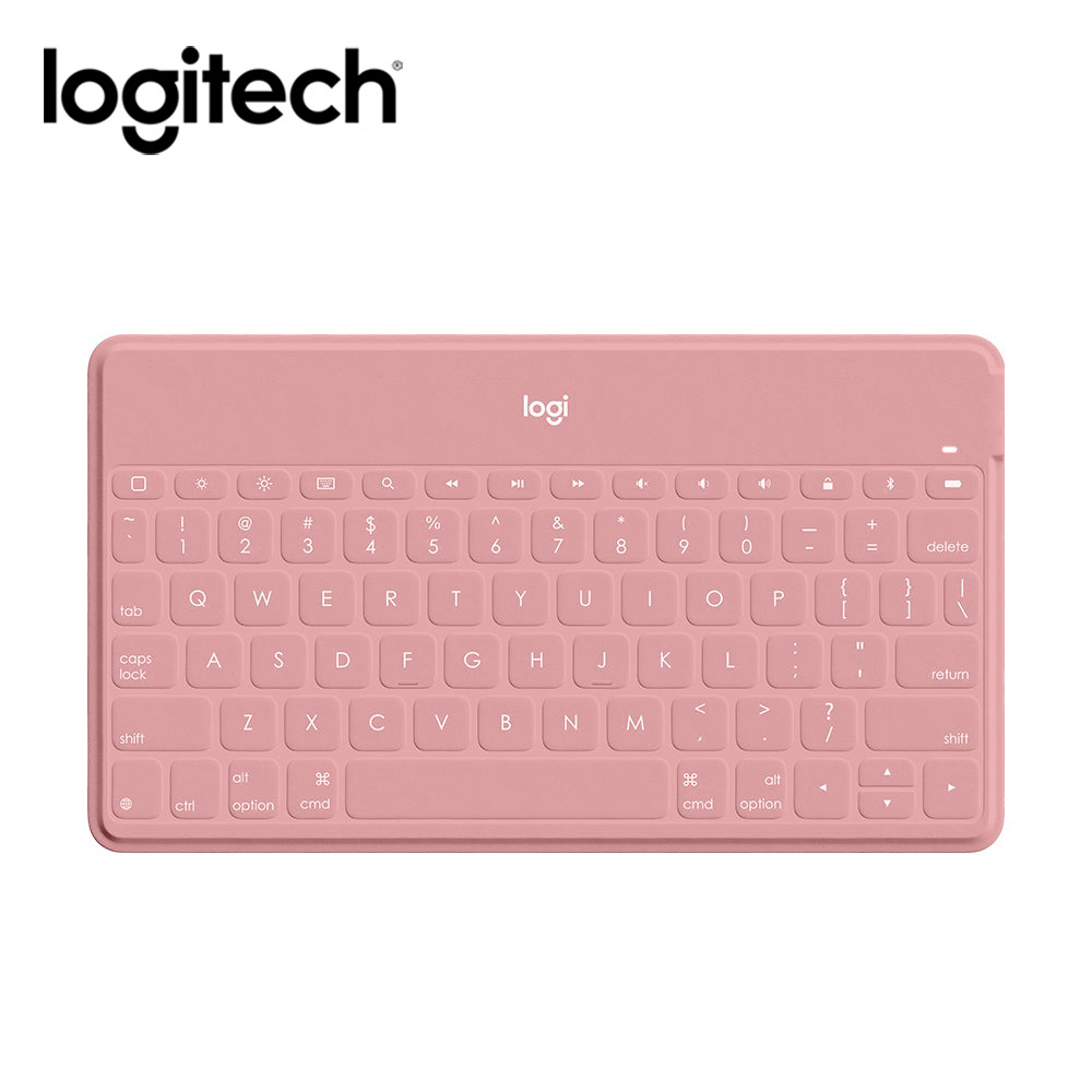 【Logitech 羅技】Keys-To-Go 輕巧藍牙鍵盤 粉色