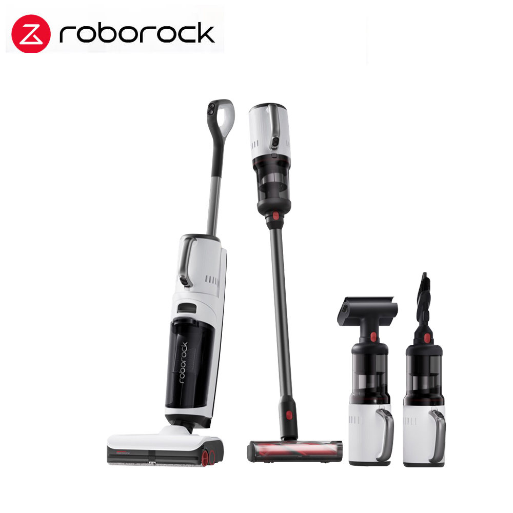 【Roborock 石頭科技】Dyad Pro Combo 無線三刷乾濕洗地吸塵器