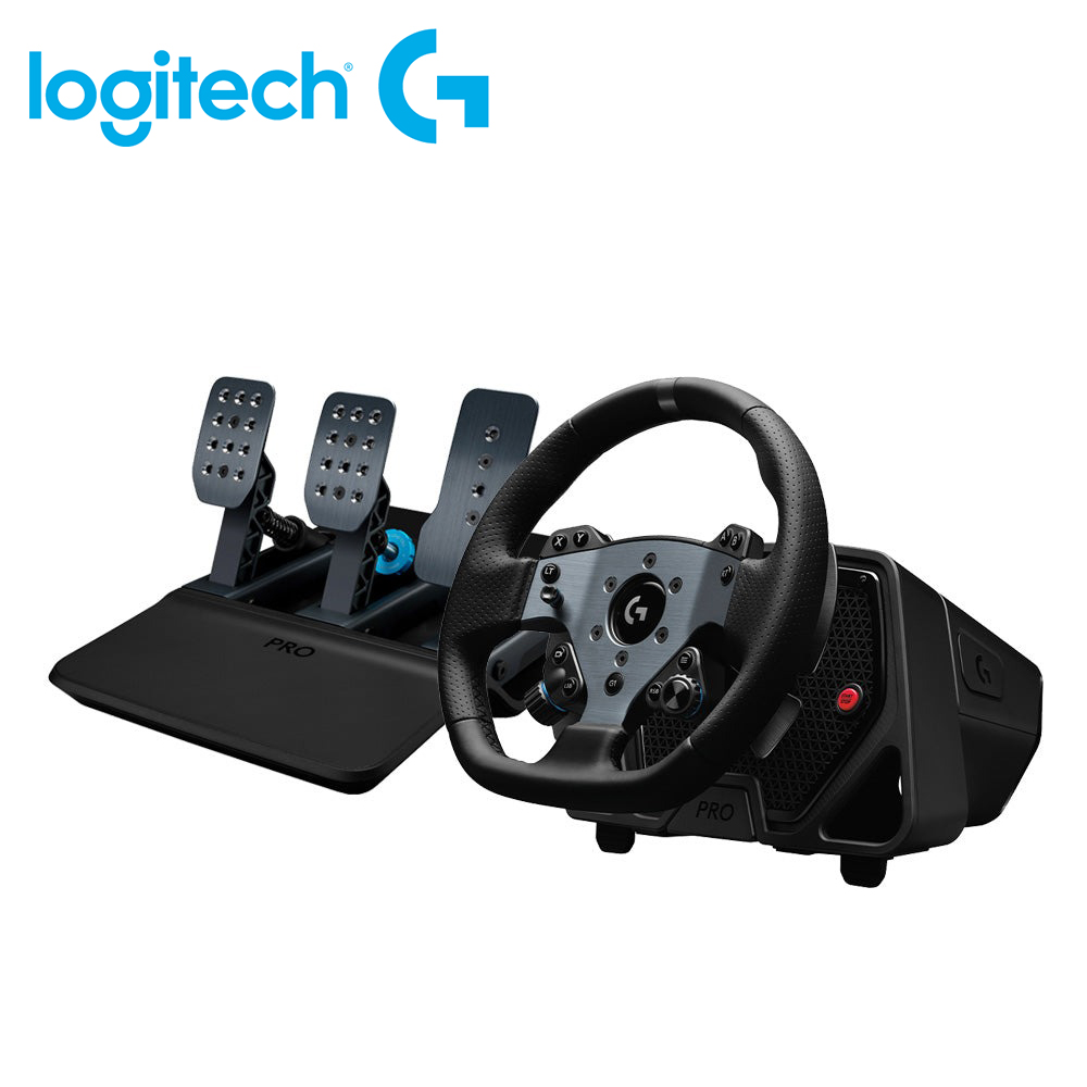 【Logitech 羅技】G PRO 模擬賽車方向盤+G PRO 模擬賽車踏板
