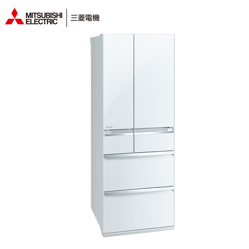 【MITSUBISHI 三菱】605L 變頻六門冰箱 水晶白｜含基本安裝