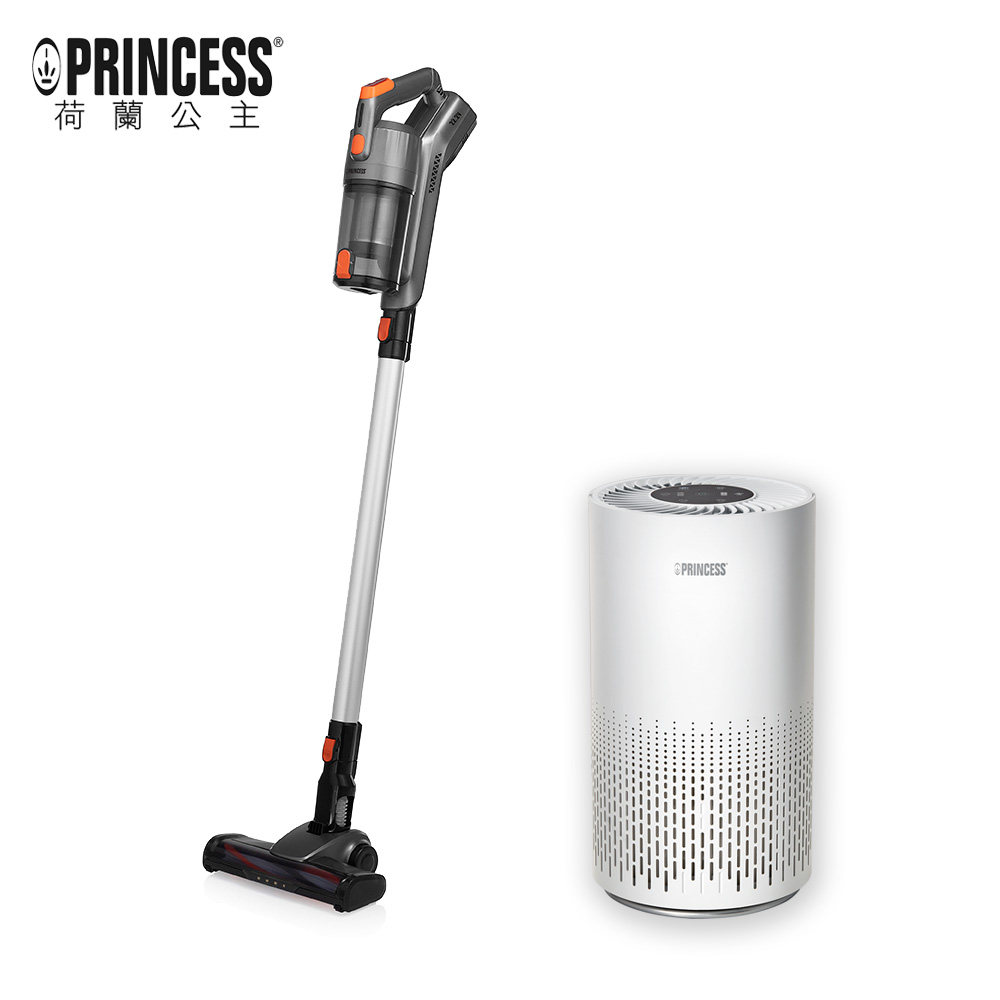【PRINCESS】荷蘭公主 無線吸塵器+空氣清淨機 339640+354787