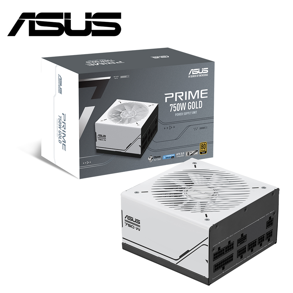 【ASUS 華碩】PRIME 750W ATX3.0 金牌電源供應器