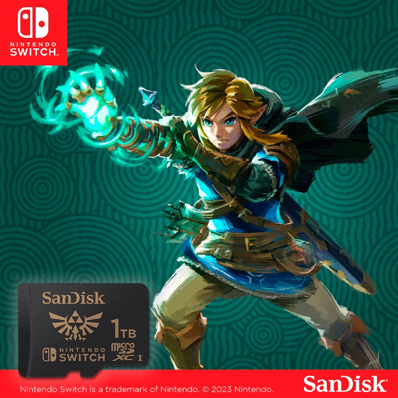 【SanDisk】Nintendo Switch 專用記憶卡 1TB