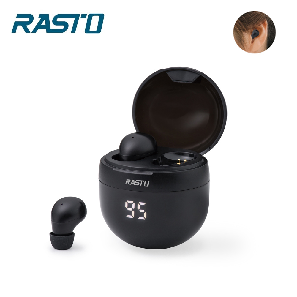 【RASTO】RS61 小耳洞電量顯示藍牙耳機