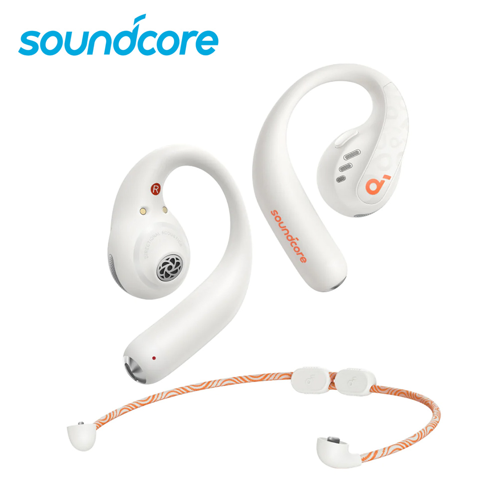 【Soundcore】Aero Fit Pro耳機-熱力白