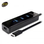 伽利略 USB 3.0 TYPE-C 4 PORT HUB 黑色