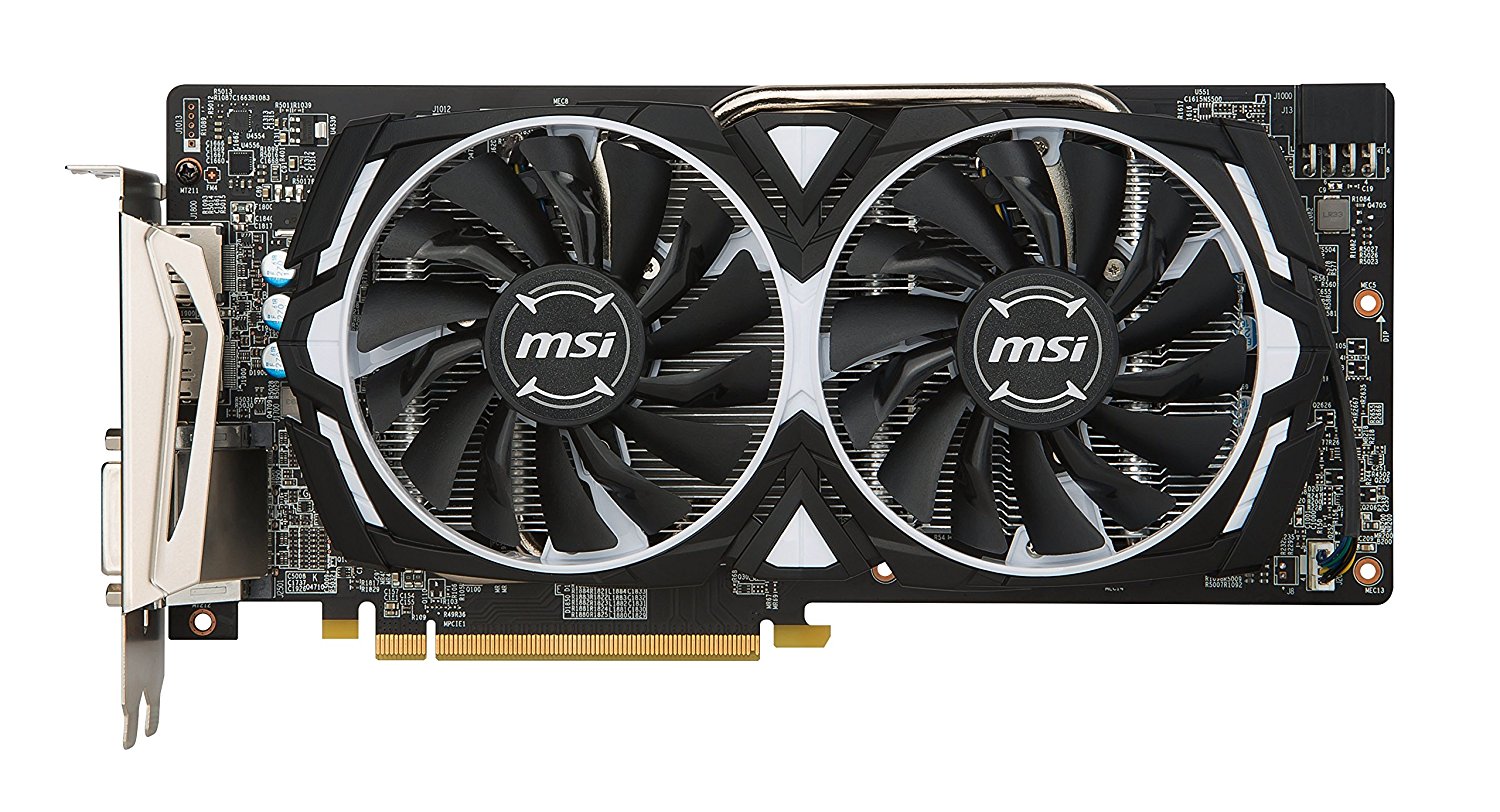 msi 微星 radeon rx 580 armor 8g oc-三井3c购物网