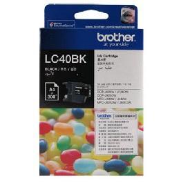 Brother LC40BK 黑色墨水匣