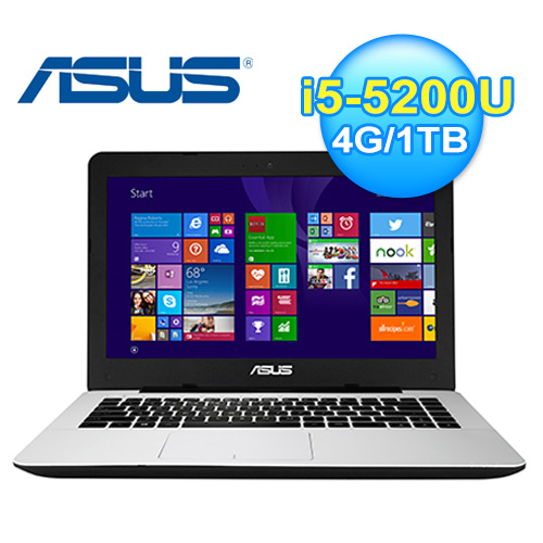 华硕x455lf-0163g5200u白w10