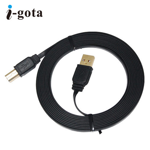 【i-gota】薄型USB 2.0 連接線A公-B公-3米