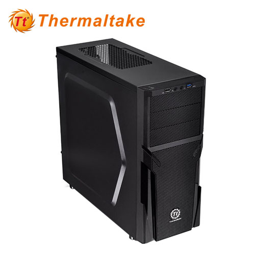 【Thermaltake 曜越】VERSA H21 不透電競機殼(黑)