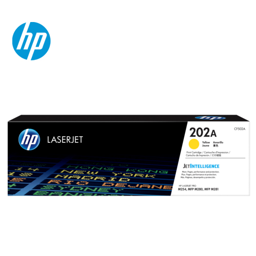 HP 202A 黃色原廠 LaserJet 碳粉匣 (CF502A)