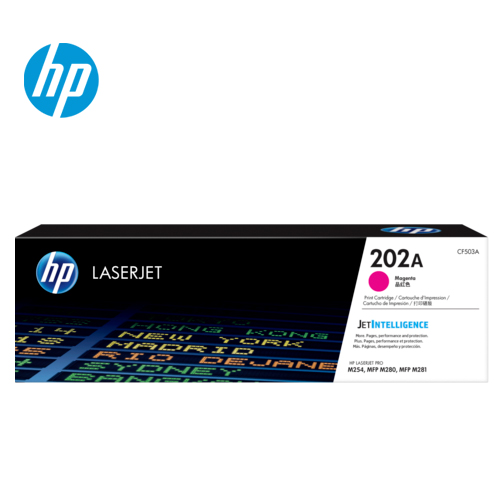 HP 202A 洋紅色 原廠 LaserJet 碳粉匣 (CF503A)