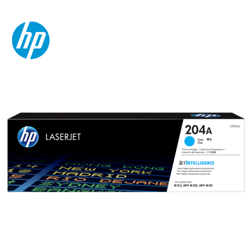 HP 204A 青色 原廠 LaserJet 碳粉匣 (CF511A)