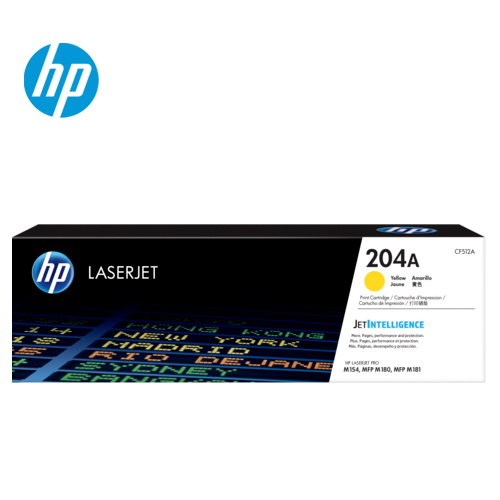 HP 204A 黃色 原廠 LaserJet 碳粉匣 (CF512A)