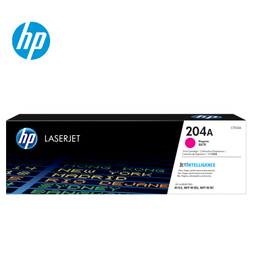 HP 204A 洋紅色 原廠 LaserJet 碳粉匣 CF513A